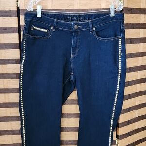 Michael Kors gold stud jeans